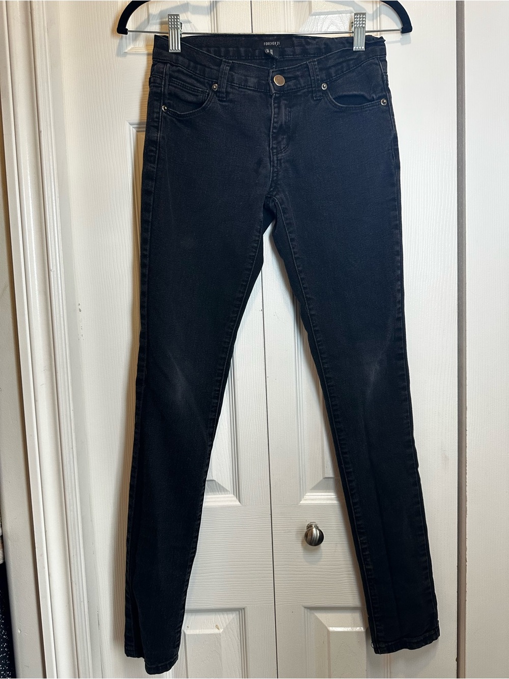 Forever 21 Black Skinny Jeans - Slim Fit #87